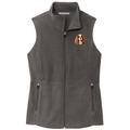 Cavalier King Charles Spaniel Embroidered Women's Fleece Vest