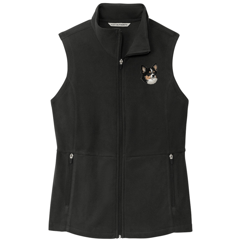 Chihuahua Embroidered Women's Fleece Vest