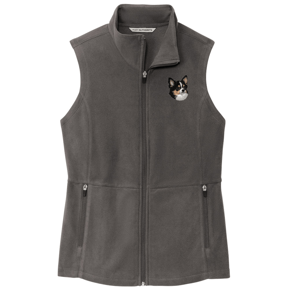 Chihuahua Embroidered Women's Fleece Vest