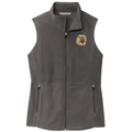 Chow Chow Embroidered Women's Fleece Vest