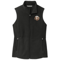 Clumber Spaniel Embroidered Women's Fleece Vest
