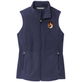 Collie Embroidered Women's Fleece Vest