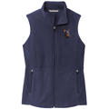 Doberman Pinscher Embroidered Women's Fleece Vest