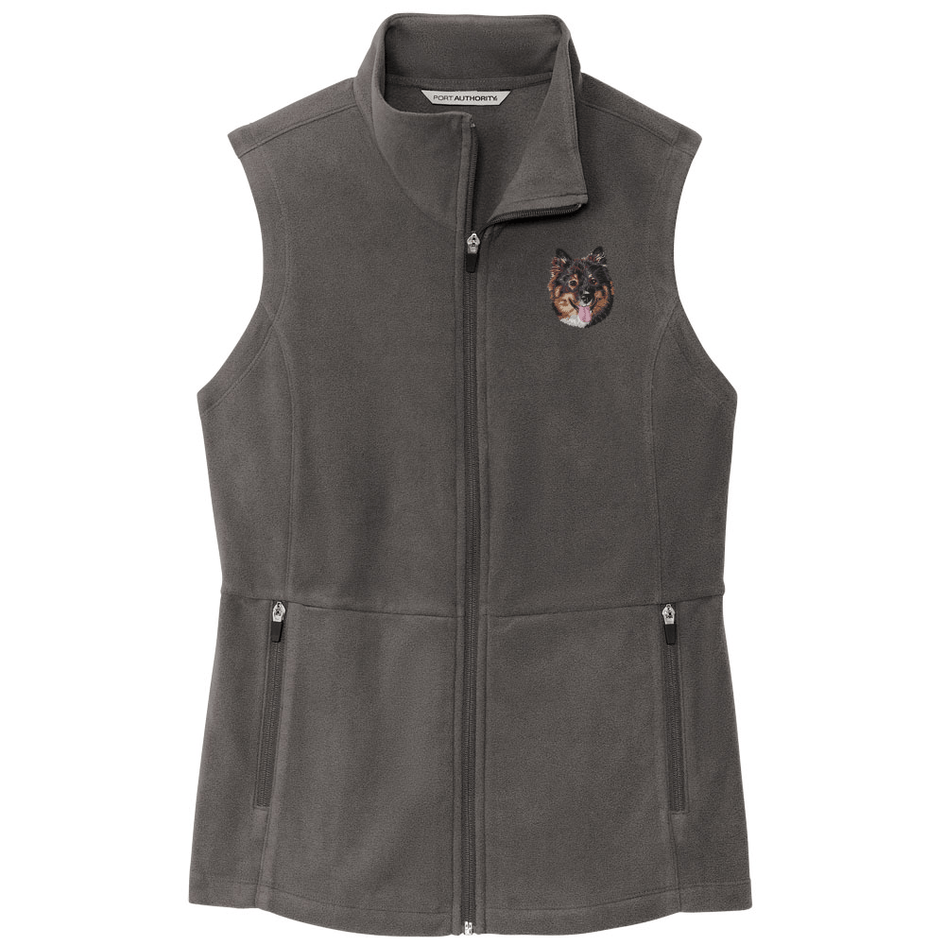 Finnish Lapphund Embroidered Women's Fleece Vest