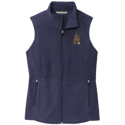 Great Dane Embroidered Women's Fleece Vest