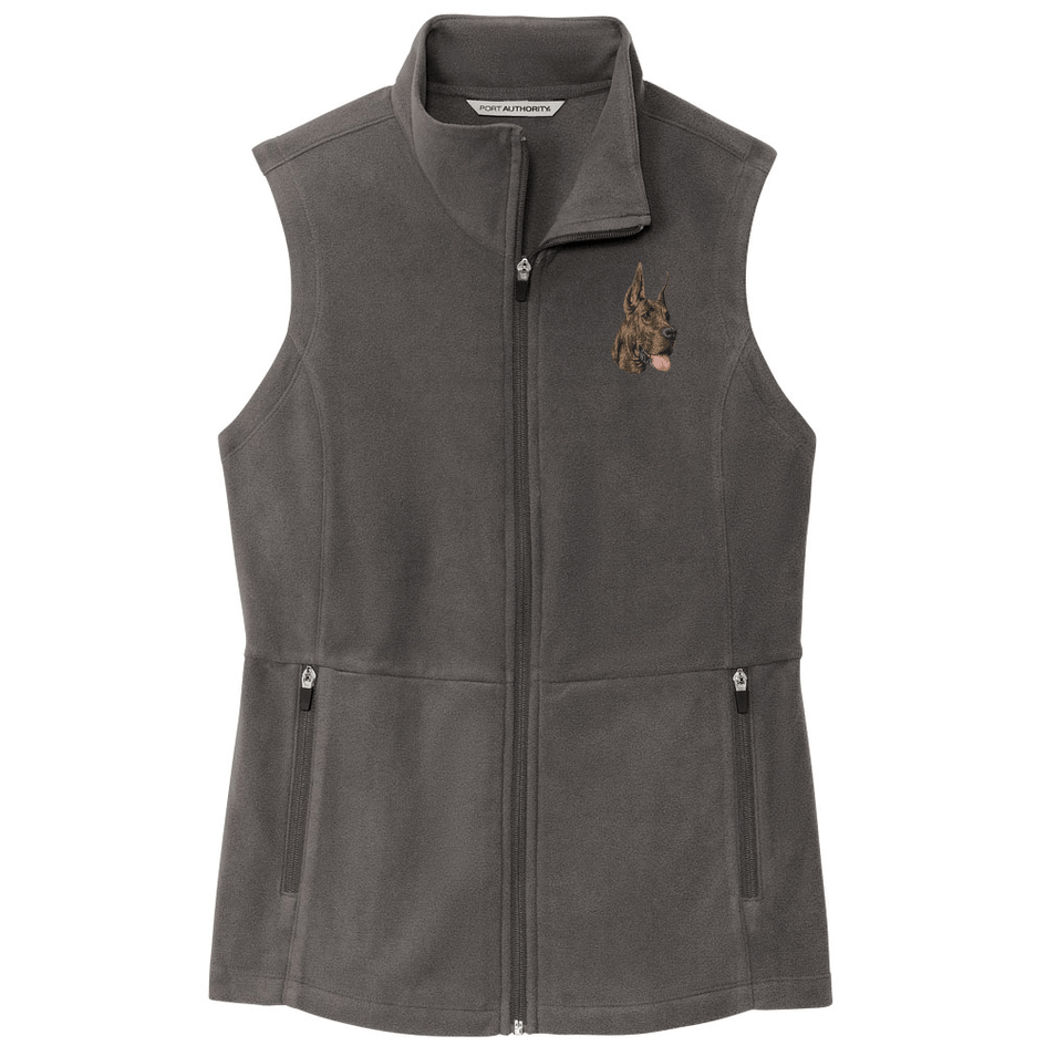 Great Dane Embroidered Women's Fleece Vest