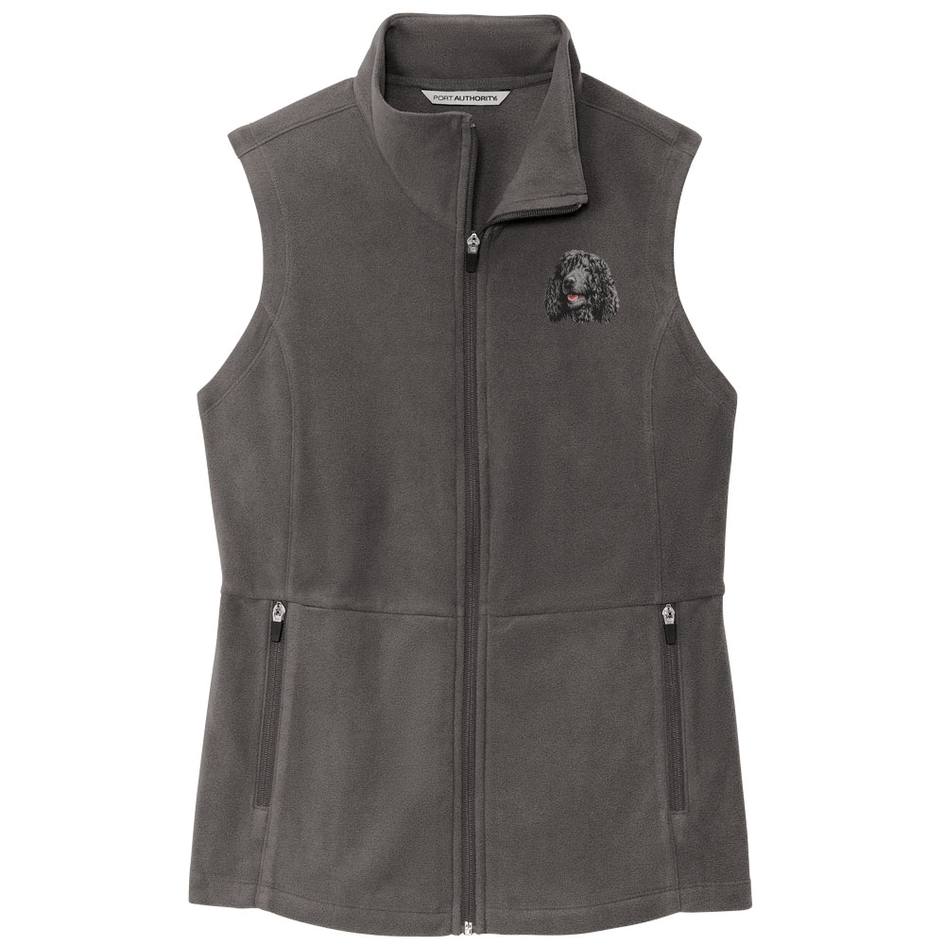 Irish Water Spaniel Embroidered Women's Fleece Vest