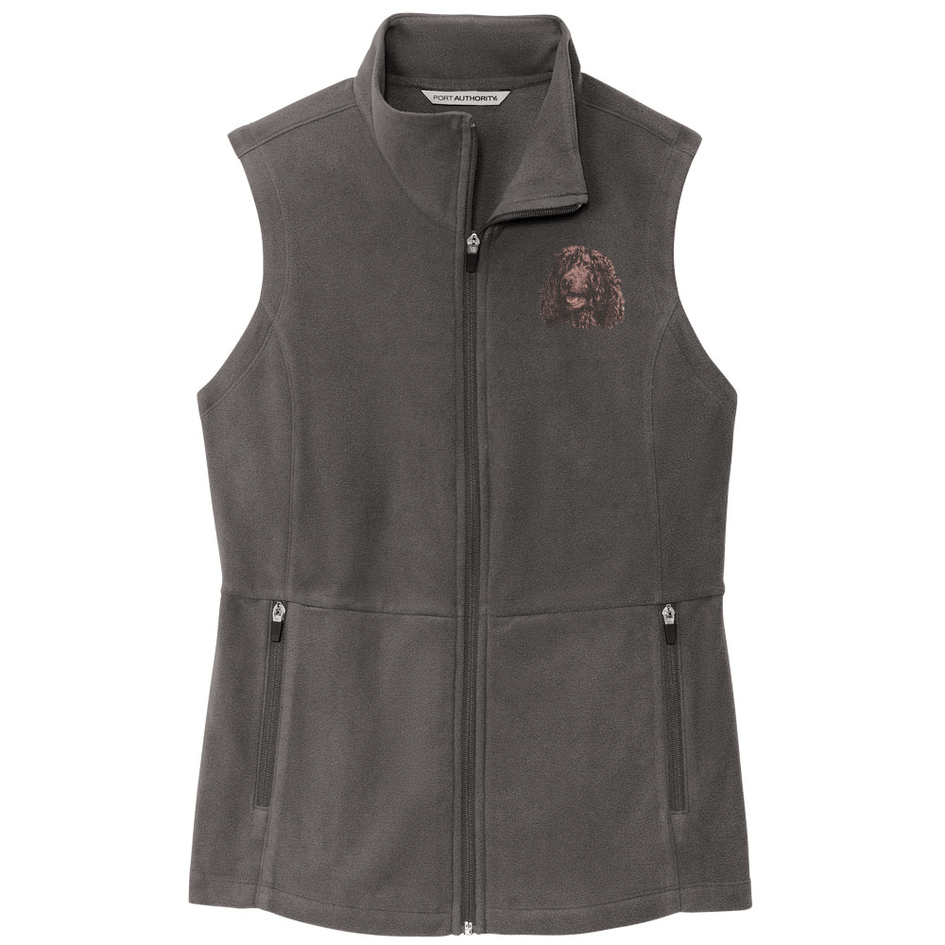 Irish Water Spaniel Embroidered Women's Fleece Vest