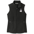 Japanese Chin Embroidered Women's Fleece Vest