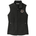 Keeshond Embroidered Women's Fleece Vest