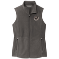 Keeshond Embroidered Women's Fleece Vest