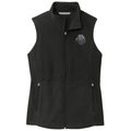 Kerry Blue Terrier Embroidered Women's Fleece Vest