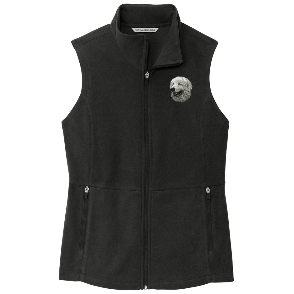 Kuvasz Embroidered Women's Fleece Vest