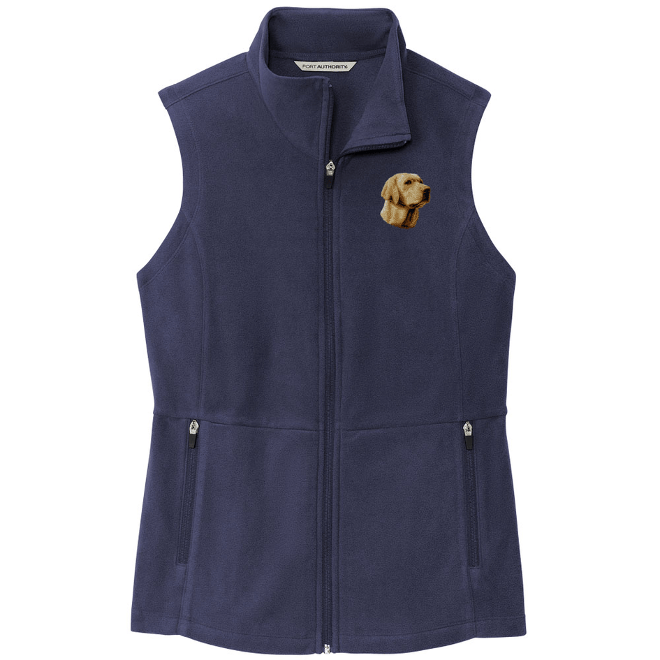 Labrador Retriever Embroidered Women's Fleece Vest