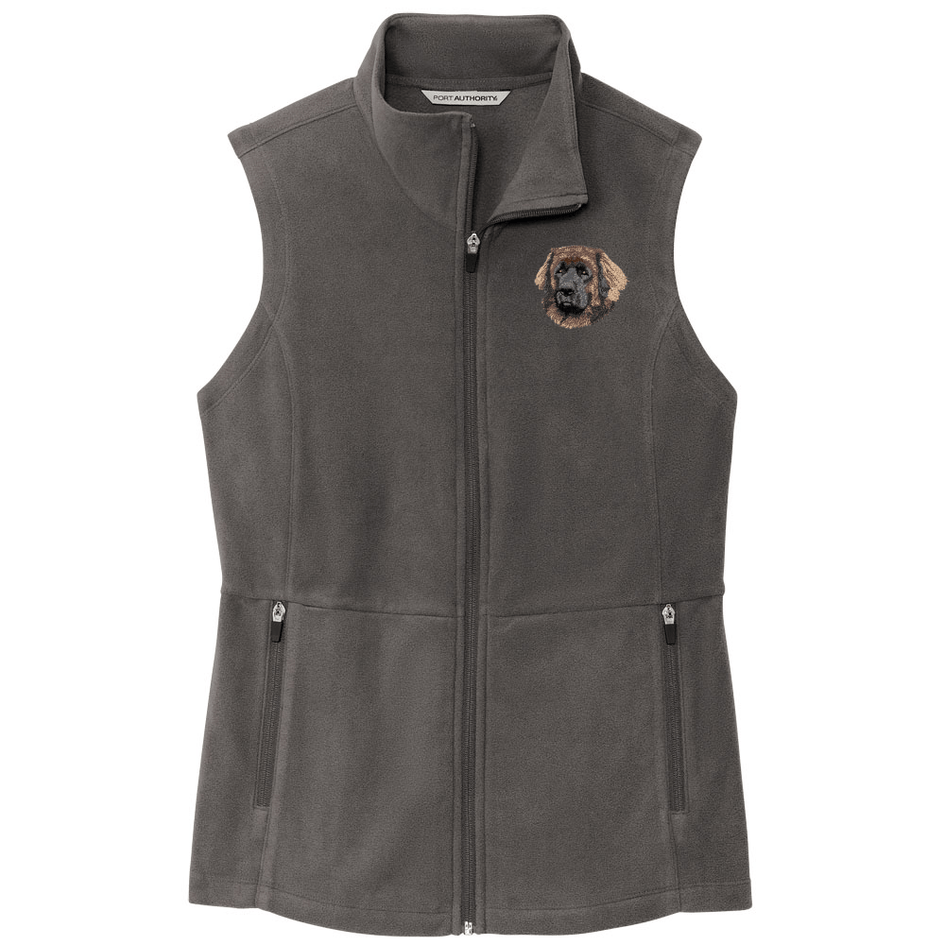 Leonberger Embroidered Women's Fleece Vest