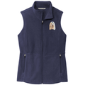 Maltese Embroidered Women's Fleece Vest