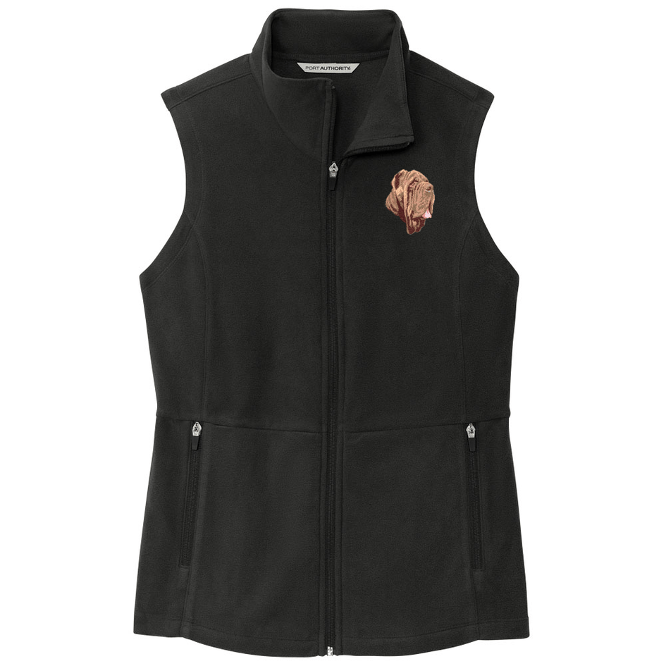 Neapolitan Mastiff Embroidered Women's Fleece Vest