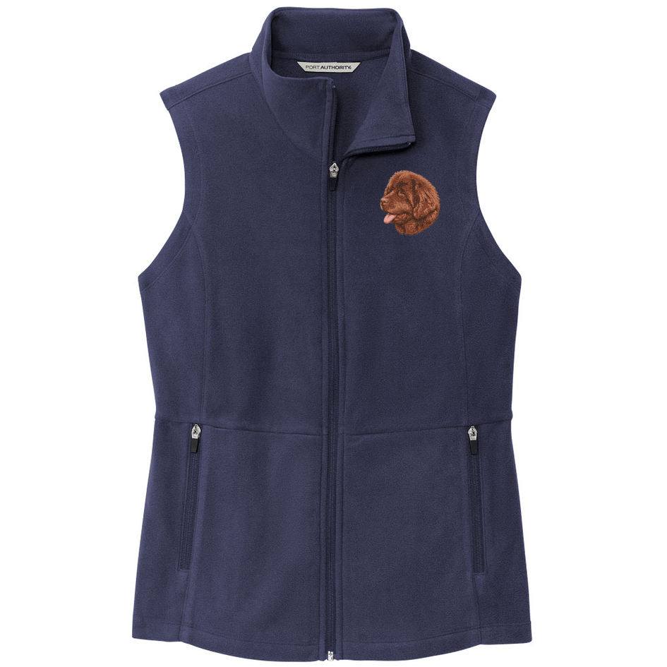 Newfoundland Embroidered Women's Fleece Vest