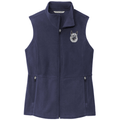 Norwegian Elkhound Embroidered Women's Fleece Vest