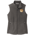 Pomeranian Embroidered Women's Fleece Vest