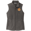 Pomeranian Embroidered Women's Fleece Vest