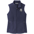 Poodle Embroidered Women's Fleece Vest