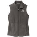 Poodle Embroidered Women's Fleece Vest