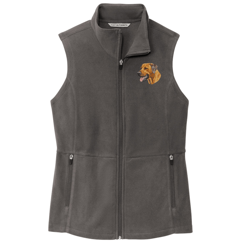 Rhodesian Ridgeback Embroidered Women's Fleece Vest