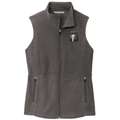 Saluki Embroidered Women's Fleece Vest