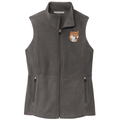 Shiba Inu Embroidered Women's Fleece Vest