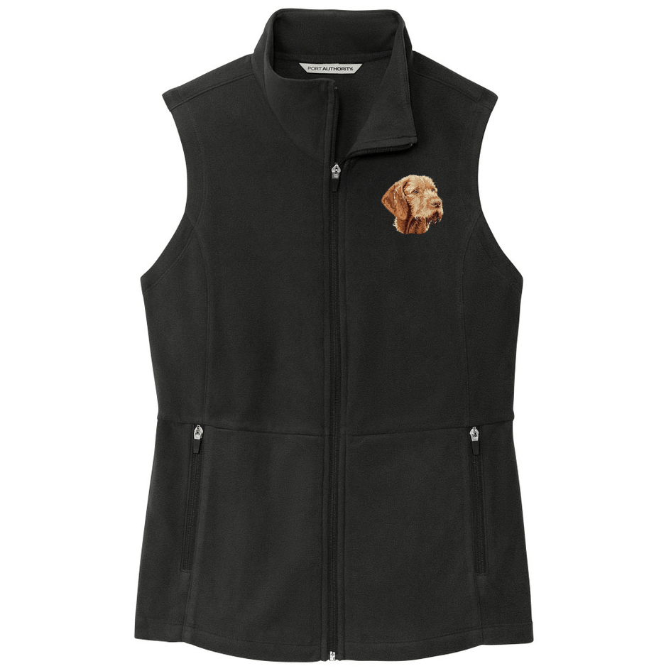 Wirehaired Vizsla Embroidered Women's Fleece Vest