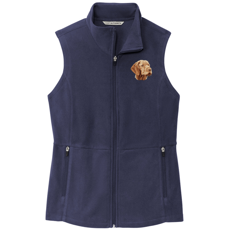 Wirehaired Vizsla Embroidered Women's Fleece Vest