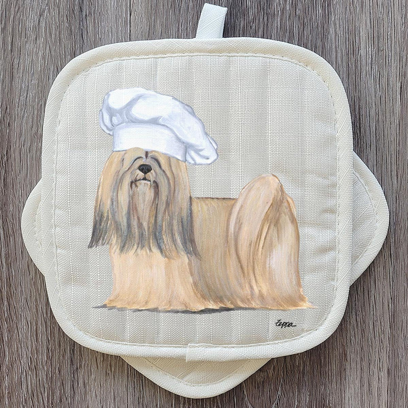 Lhasa Apso  Pot Holder Set