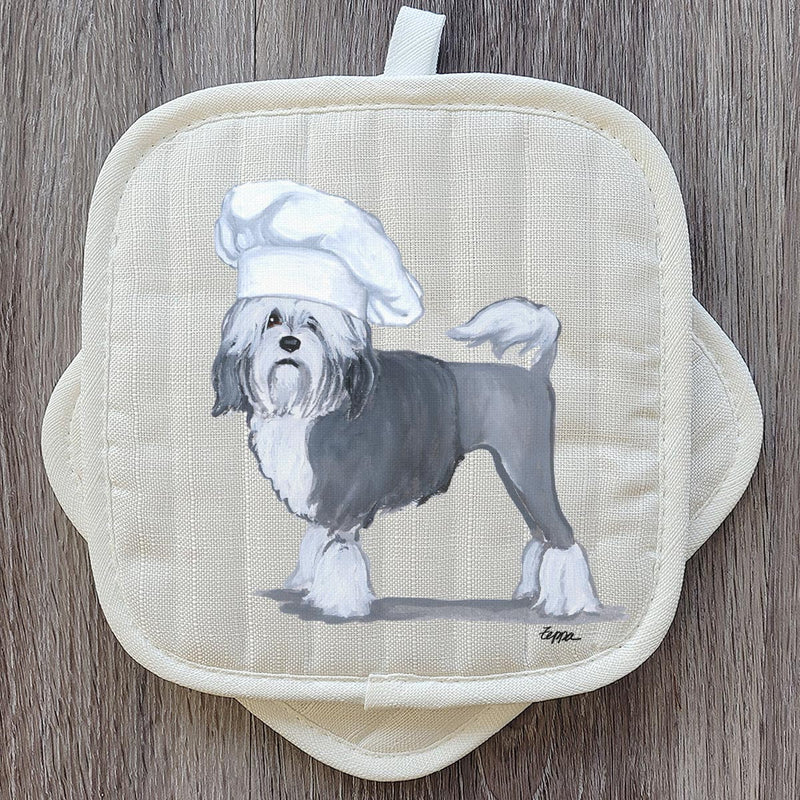 Lowchen  Pot Holder Set