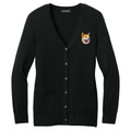 Akita Embroidered Button-Up Cardigan Sweater