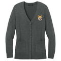 Akita Embroidered Button-Up Cardigan Sweater