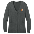 Basset Hound Embroidered Button-Up Cardigan Sweater