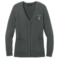 Beauceron Embroidered Button-Up Cardigan Sweater