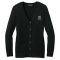 Bouvier des Flandres Embroidered Button-Up Cardigan Sweater
