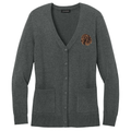 Boykin Spaniel Embroidered Button-Up Cardigan Sweater