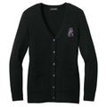 Briard Embroidered Button-Up Cardigan Sweater