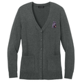 Briard Embroidered Button-Up Cardigan Sweater