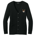 Cardigan Sweater Welsh Corgi Embroidered Button-Up Cardigan Sweater