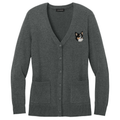 Chihuahua Embroidered Button-Up Cardigan Sweater