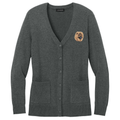 Chow Chow Embroidered Button-Up Cardigan Sweater