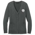 Coton de Tulear Embroidered Button-Up Cardigan Sweater