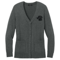 Curly-Coated Retriever Embroidered Button-Up Cardigan Sweater
