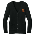 English Cocker Spaniel Embroidered Button-Up Cardigan Sweater