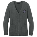 Flat-Coated Retriever Embroidered Button-Up Cardigan Sweater