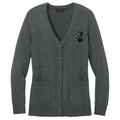 German Shepherd Dog Embroidered Button-Up Cardigan Sweater